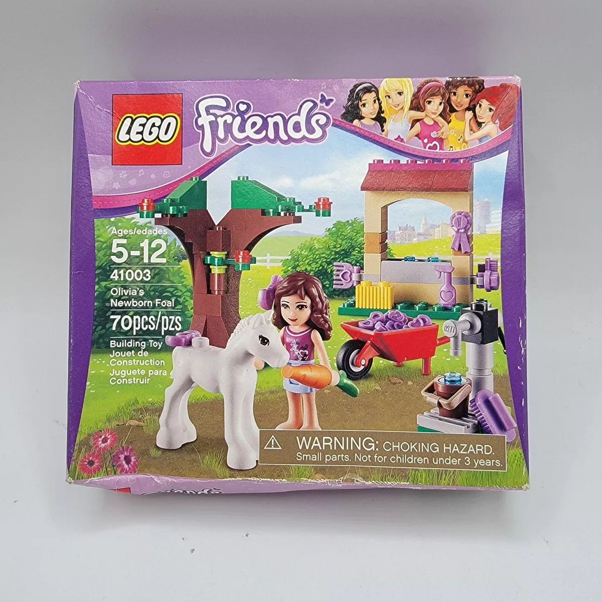 Lego friends olivia's newborn foal new arrivals