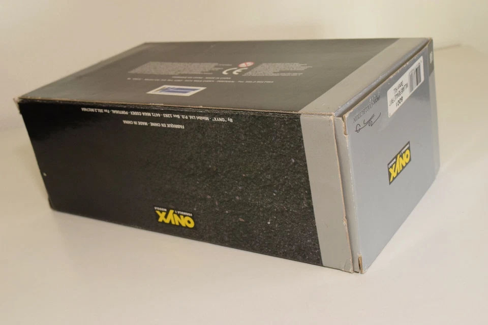 V 1:18 SCATOLA VUOTA ORIGINALE ONICE 6001 WILLIAMS RENAULT FW17 DAMON HILL EC... - Immagine 3 di 4