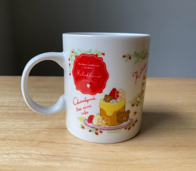 SAN-X Rilakkuma Strawberry Party Mug - Characters, Desserts - EUC