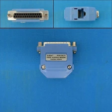 X-Rite 418-71 DB25S Female RJ45 DCE (NULL MODEM) Interface Adapter w/Power Plug