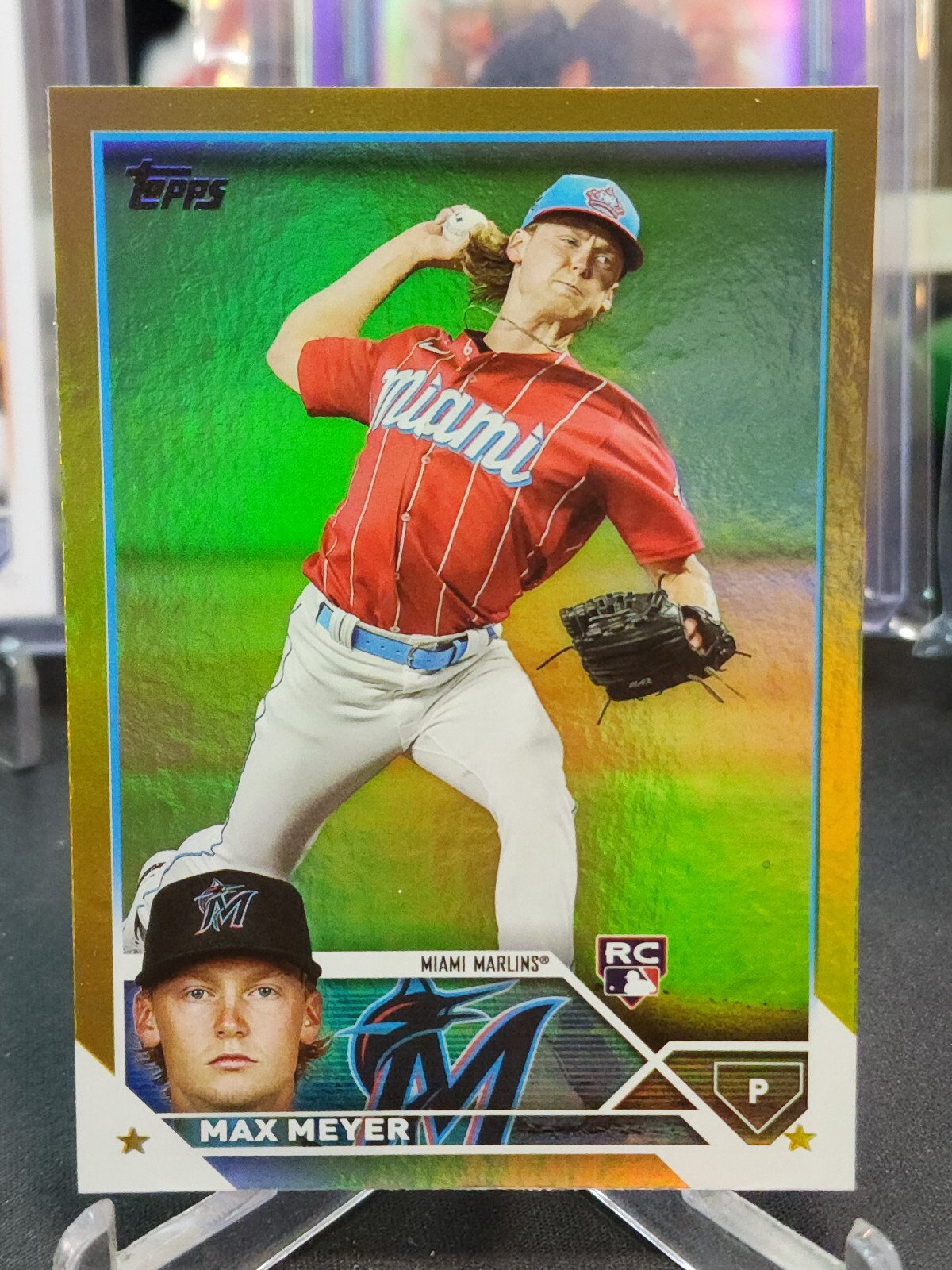 2023 MAX MEYER TOPPS SERIES 2 RC #388 GOLD FOIL!!