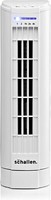 Air Cooling Oscillation Mini Tower Fan with Timer & Quiet Operation in White