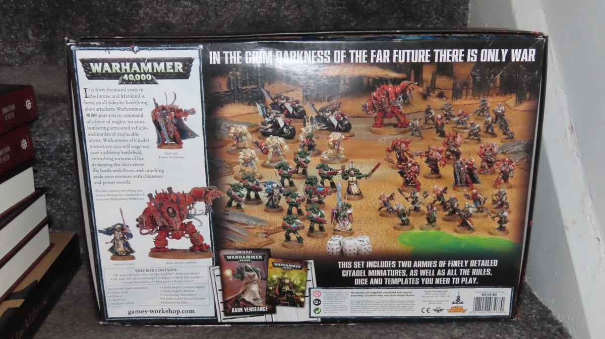 Warhammer 40k Dark Vengeance – Boîte Jeu Limitée Games Workshop, Neuve