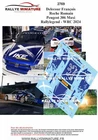 DECALS 1/43 REF 2769 PEUGEOT 306 MAXI DELECOUR RALLYLEGEND 2024 RALLY RALLY