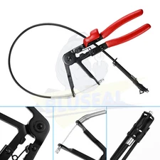 For Fuel Oil Water Hose Auto Tool Flexible Wire 2Ft Long Reach Hose Clamp Pliers