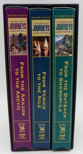 Reader's Digest Incredible Journeys Around The World VHS Set 1998 - Picture 4 of 10