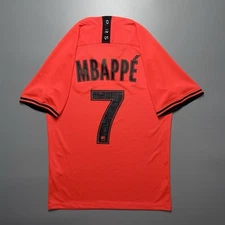 PSG NIKE 2019/2020 FOOTBALL SOCCER AWAY JERSEY #7 MBAPPE SIZE “S” AJ5552-613