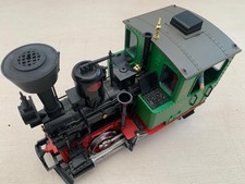 LGB G Scale Model Railway Set With Boxed Green Stainz Locomotive Cars & Track