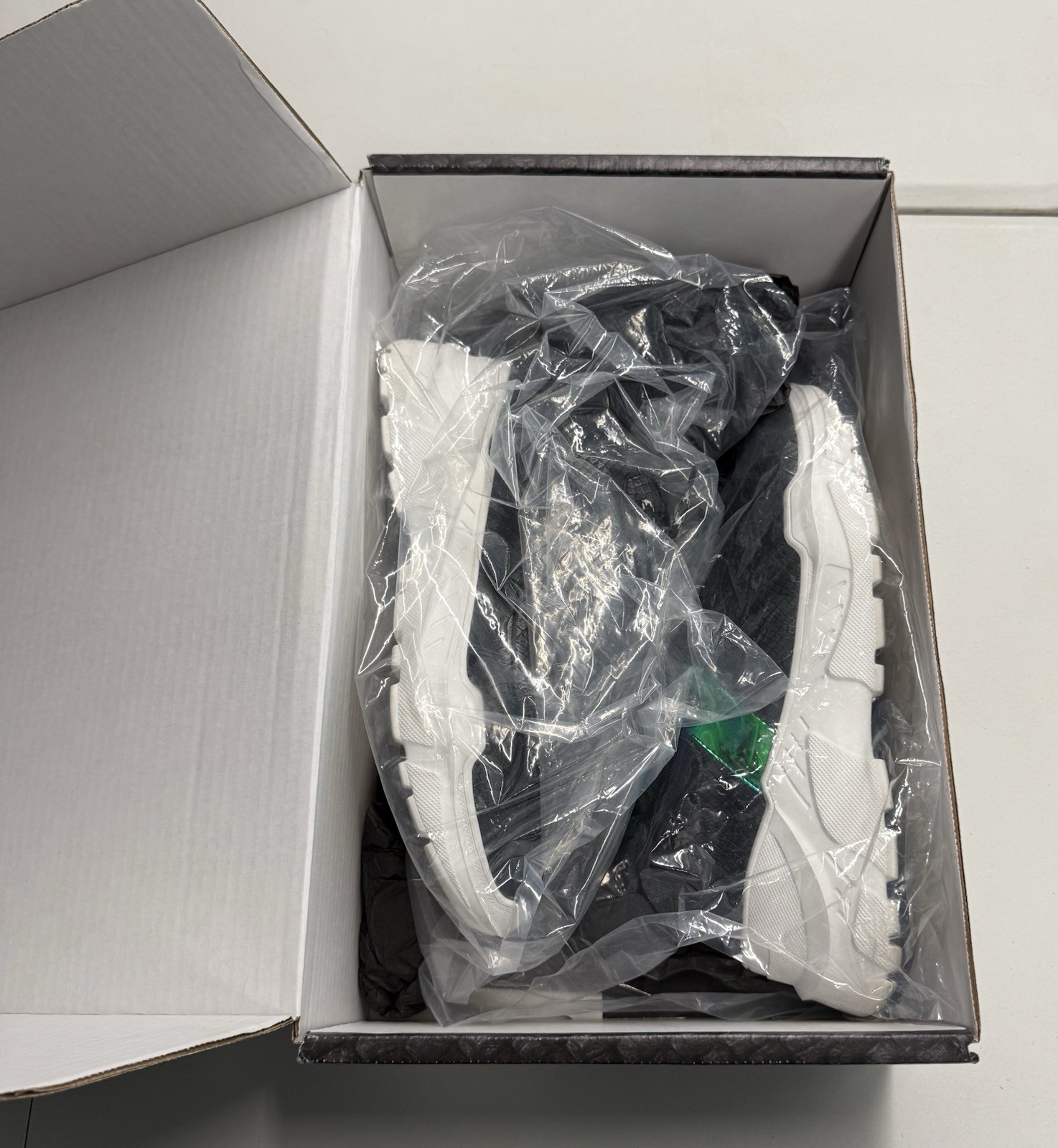 John Geiger Sneaker 003 Black Python Holographic … - image 4