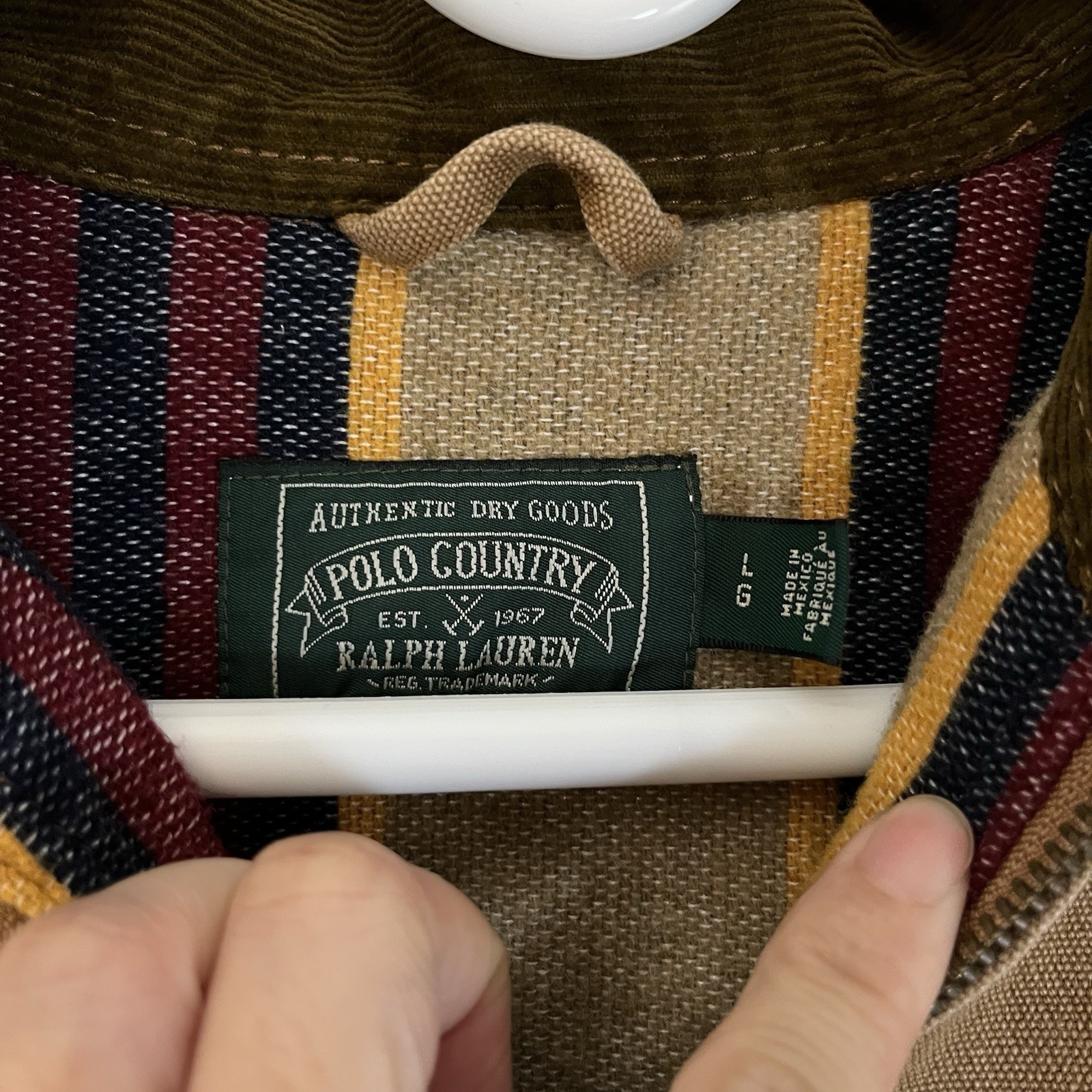 Polo Ralph Lauren Sportsman Fishing Hunting Utility Canvas Jacket Men Sz L thumbnail 4