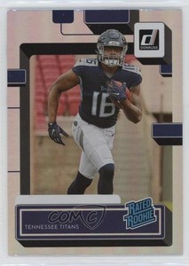 2022 Panini Donruss Rated Rookie No Name Treylon Burks #312 Rookie RC