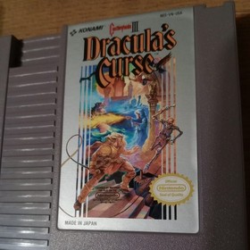 Castlevania III 3 Dracula's Curse Nintendo NES cartridge only