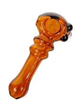 4.5" Thick Glass Spoon Dry Pipe Smoking Bowl Tobacco