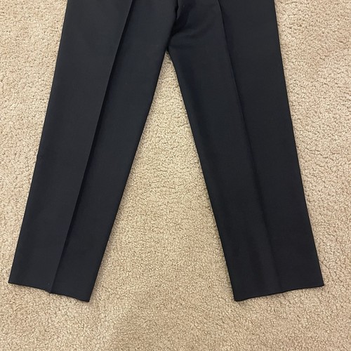 Pantalón Turbulence par Simon Sebag Negro Vintage Pantalones Talla 34 Nuevo con Etiquetas - Imagen 7 de 10
