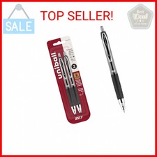 uniball 207 Retractable Gel Pens, Medium Point 0.7mm , Black, 2 Pack