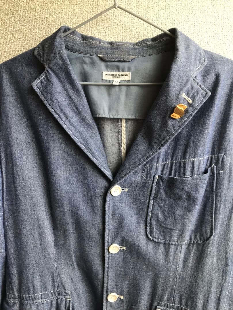 Engineered Garments Chambray Tailored Jacket Deni… - image 2