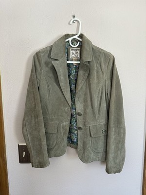 Vintage  Lined Suede Jacket Size M Retro Blazer Vintage Ruff Hewn