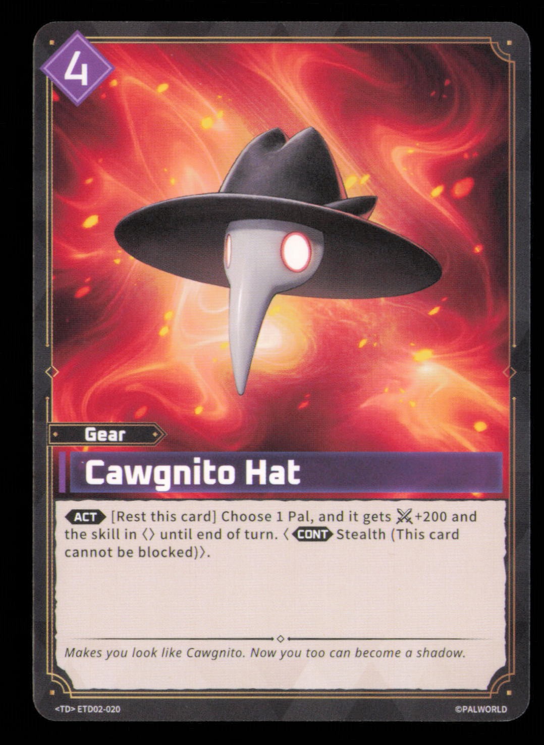 Cawgnito Hat - ETD02-020 - Palworld Dawn of Palpagos TCG