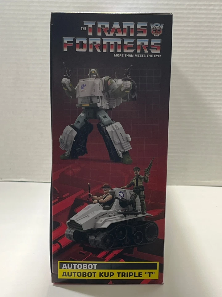 Transformers x G.I. Joe Autobot Kup Triple T SGT Slaughter & Leatherneck Figures - Image 4 of 4