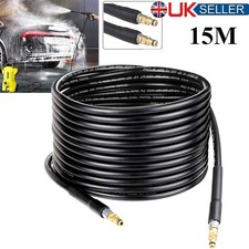 15m Replacement High Pressure Washer hose Heavy Duty For Karcher Jet Power Wash