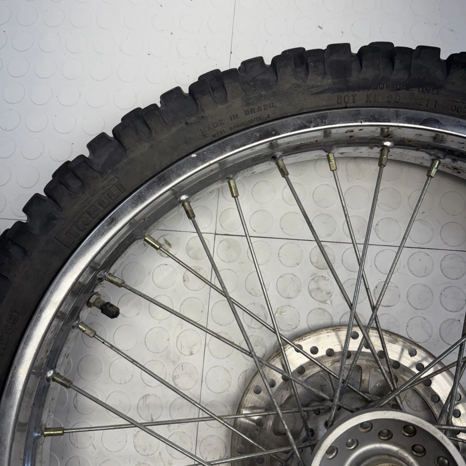 Llanta delantera Yamaha TTR225 TTR 225 buje radios neumático llanta recta Foto 4 de 4