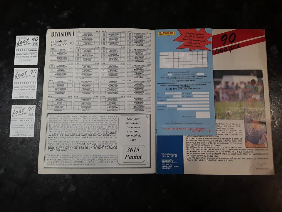 Panini Football Album Foot 90 Incomplet 383/414 - Photo 2/4