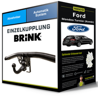 Abnehmbare AnhäNgerkupplung FüR Ford Mondeo Turnier (Kombi) 07- IV Typ BA7 Brink