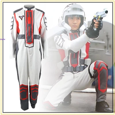 Ultraman Tiga Guts Uniform Cosplay Costume Daigo Full Bodysuit Anime Outfit - Image 1 of 4