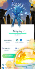 Origin Dialga BG Go Tour 2026 Ruggito del Tempo + Trinket Fortunato | Pokemon Tr-de Go