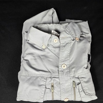 CMA Faithwear Men's Gray S Fishing Riding Shirt Polyester Vented Roll-Tab