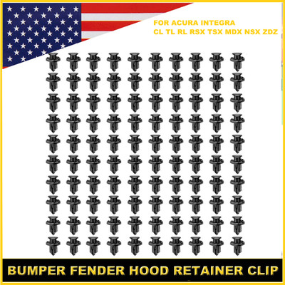 Clips Push Rivets Retainer Fastener Fits 93-97 Honda Del Sol 03-11 Honda Element
