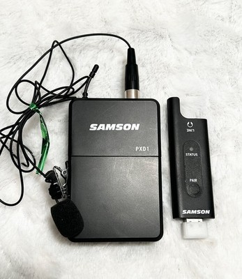 SAMSON PXD1 W/MICROPHONE Wireless Belt Microphone System & RXD2 RECEIVER