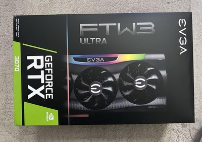 EVGA GeForce RTX 3070 FTW3 Ultra 8GB GDDR6 RGB Graphics Card 08G-P5-3767-KL
