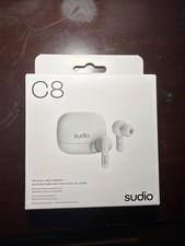 NEW SEALED Sudio C8 ANC Noise Cancelling True Wireless Earbuds Black MSRP 99