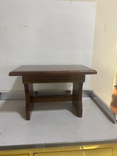 Solid Wood Beautiful Foot Stool Step Stool Great Conditions
