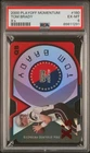 2000 PLAYOFF MOMENTUM X'S #180 TOM BRADY ROOKIE RC 47/199 PSA 6