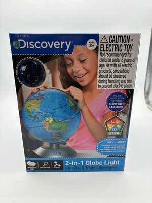 Discovery 2 in 1 Light Up Globe Light With Stand LED Lights 