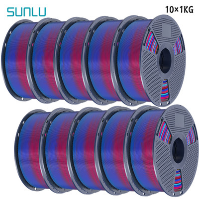 10KG/20KG SUNLU ASA PETG PLA PLA+2.0 PLA-Matte PLA-Meta SILK ABS EABS Filament