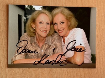 Alice & Ellen Kessler / Twins - Autograph Card Original Signed - #52771