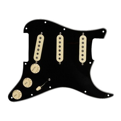 Fender Prewired Stratocaster Schlagbrett mit Original '57/'62 Pickups (schwarz)