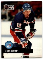 1991-92 Pro Set Tim Kerr New York Rangers #446