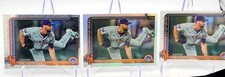 2025 Topps Baseball Sandglitter & Rainbow Foil & Base #131 David Peterson, Mets