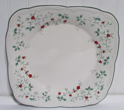 Pfaltzgraff Winterberry   12'' Square Serving Platter