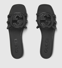 gucci marmont sandals 37 summer black new