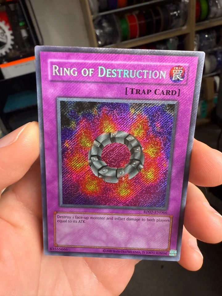 Yu-Gi-Oh TCG Ring Of Destruction RP02-EN066 Near Mint Condition pulled & sleeved - Image 3 of 4