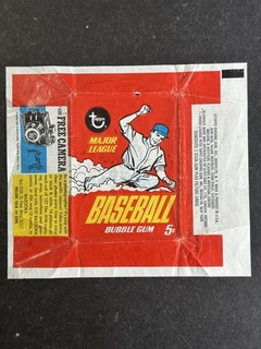 1967 Topps Baseball Wax Pack WRAPPER