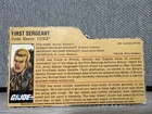 GI Joe Duke First Sergeant 2008 File Card