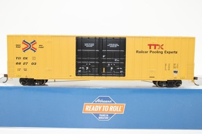 Athearn HO Scale TBOX TTX Trailer Train 60' Gunderson DD Box Car NOS