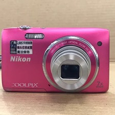Nikon COOLPIX S3500 20.1MP Digital Camera 7x Optical Zoom English Language Pink