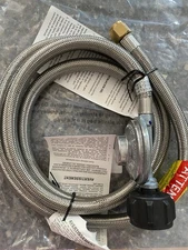 Gassaf 6 Feet Propane Regulator and Hose Universal Grill Regulator Replacement